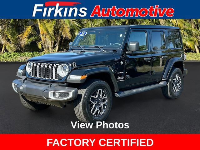 Used 2024 Jeep Wrangler Sahara w/ Technology Group image 1