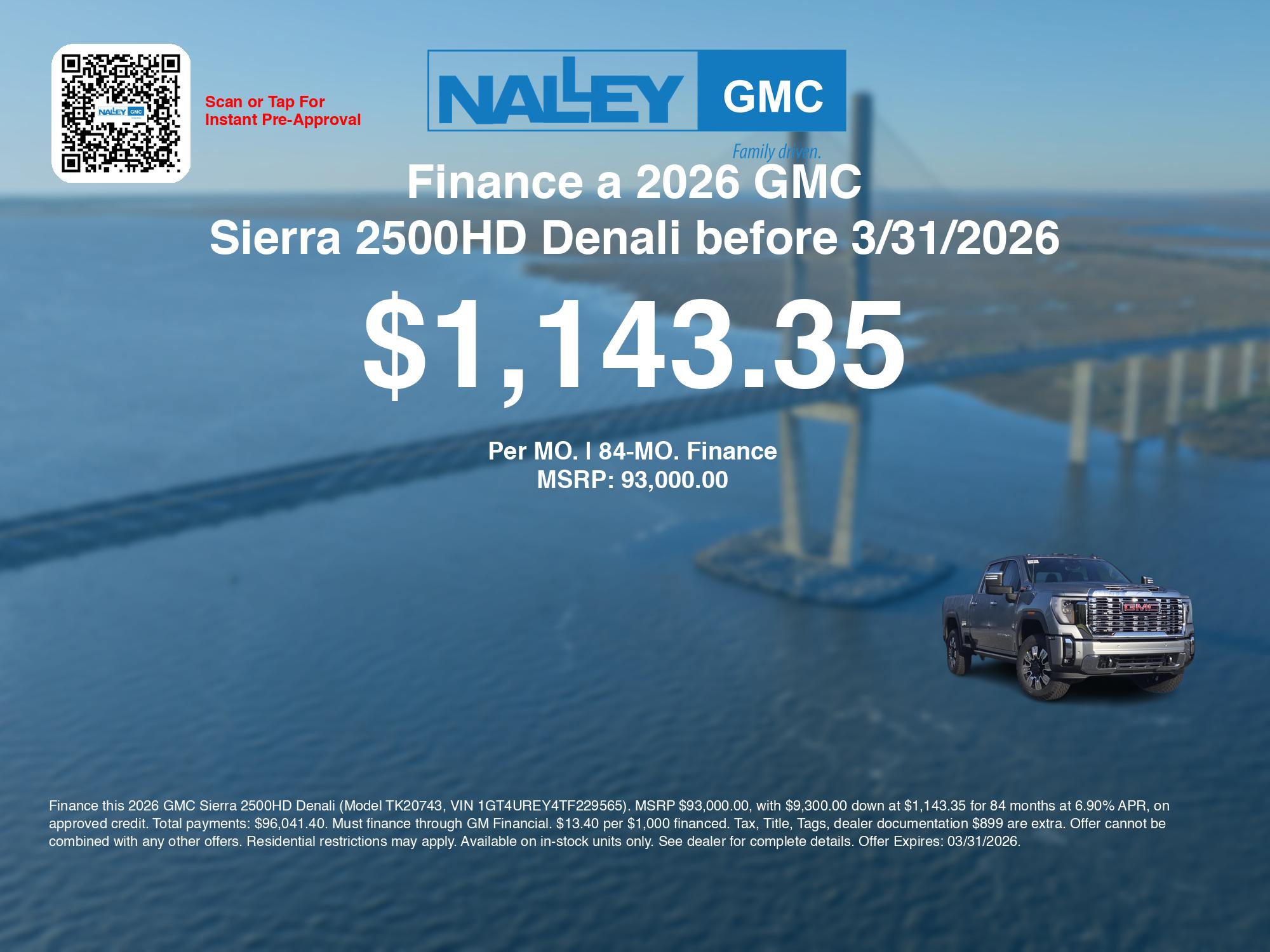 New 2026 GMC Sierra 2500 Denali w/ Denali Reserve Package image 7