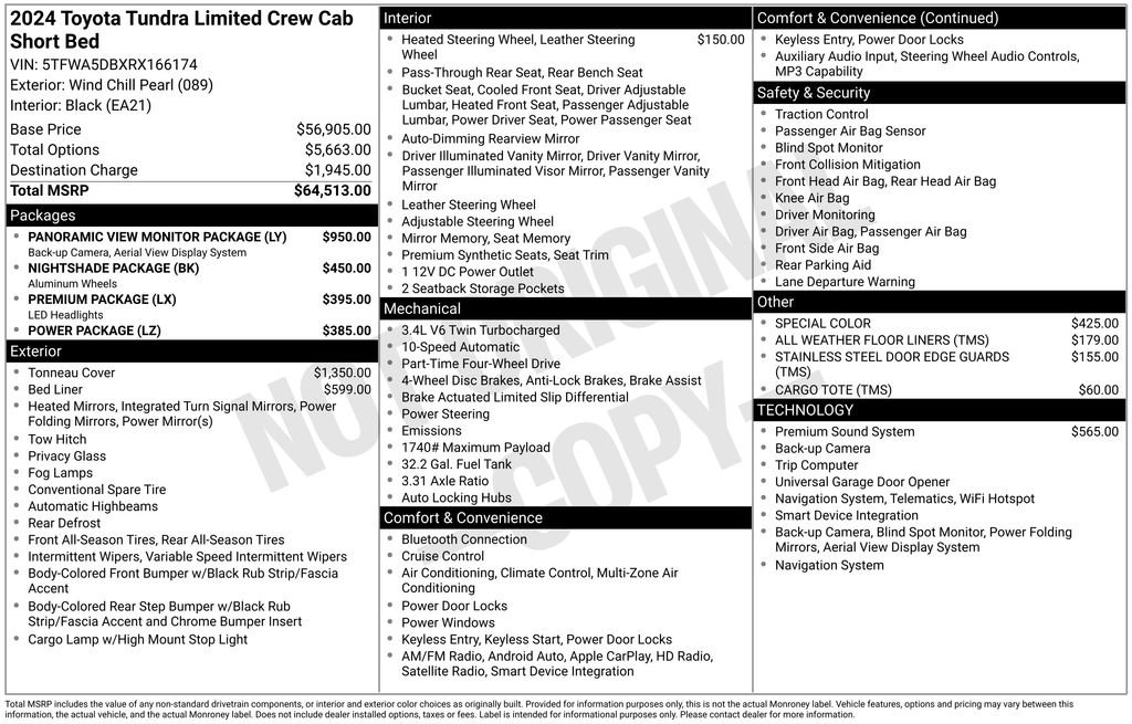 Used 2024 Toyota Tundra Limited AWD/4WD image 29