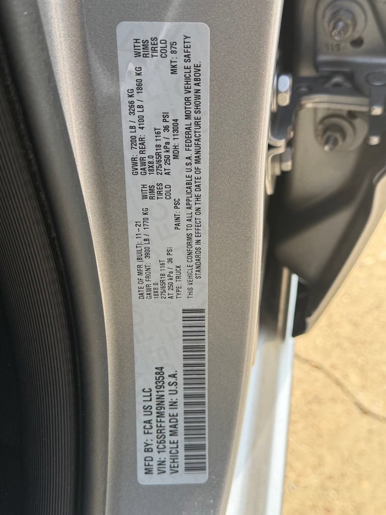 Used 2022 RAM 1500 Lone Star AWD/4WD image 39