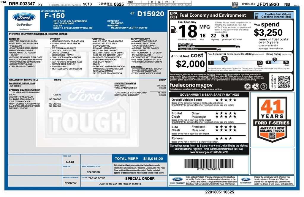 Used 2018 Ford F150 XLT AWD/4WD image 3