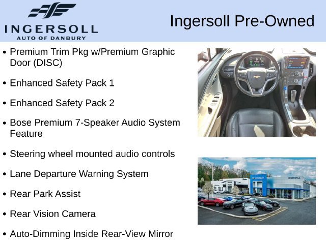 Used 2013 Chevrolet Volt Premium w/ Premium Trim Package FWD image 10