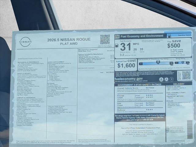 New 2026 Nissan Rogue Platinum image 17