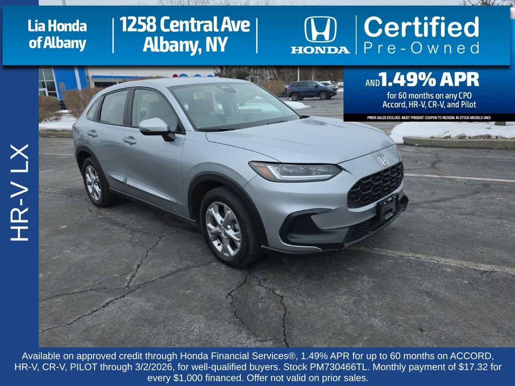 Certified 2023 Honda HR-V LX