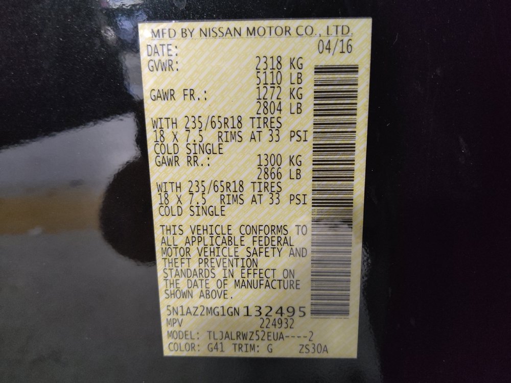 Used 2016 Nissan Murano SL FWD image 33