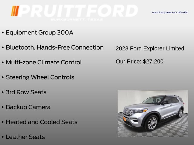 Used 2023 Ford Explorer Limited RWD image 7