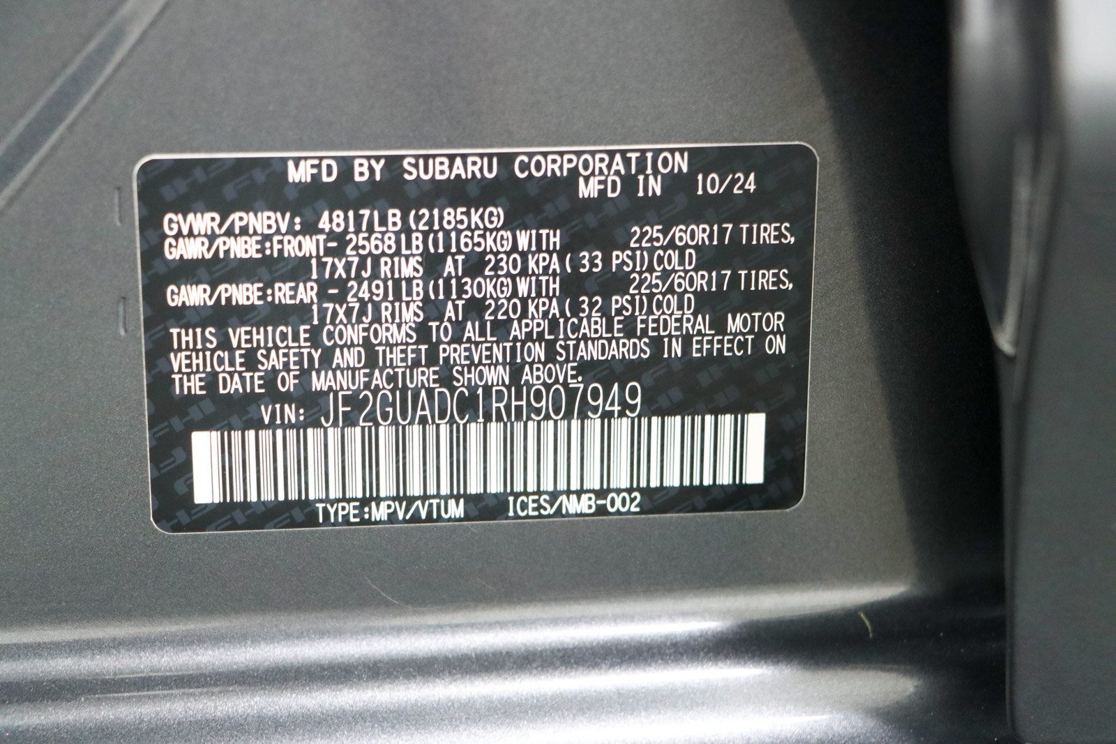 Used 2024 Subaru Crosstrek 2.0i Premium AWD/4WD image 33