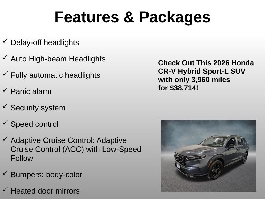 Certified 2026 Honda CR-V Sport-L image 20