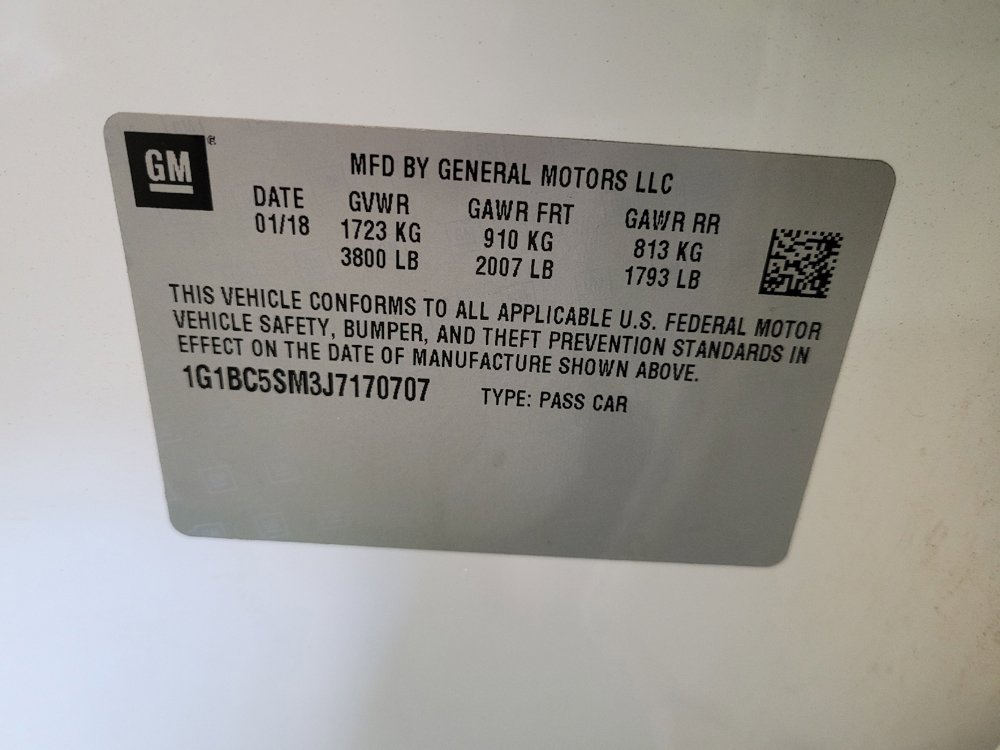 Used 2018 Chevrolet Cruze LS w/ LS Fleet Convenience Package FWD image 33