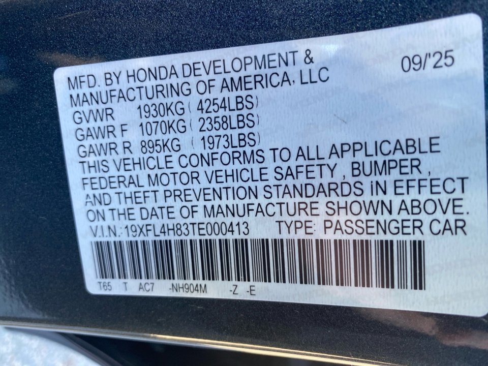 Certified 2026 Honda Civic Sport image 39