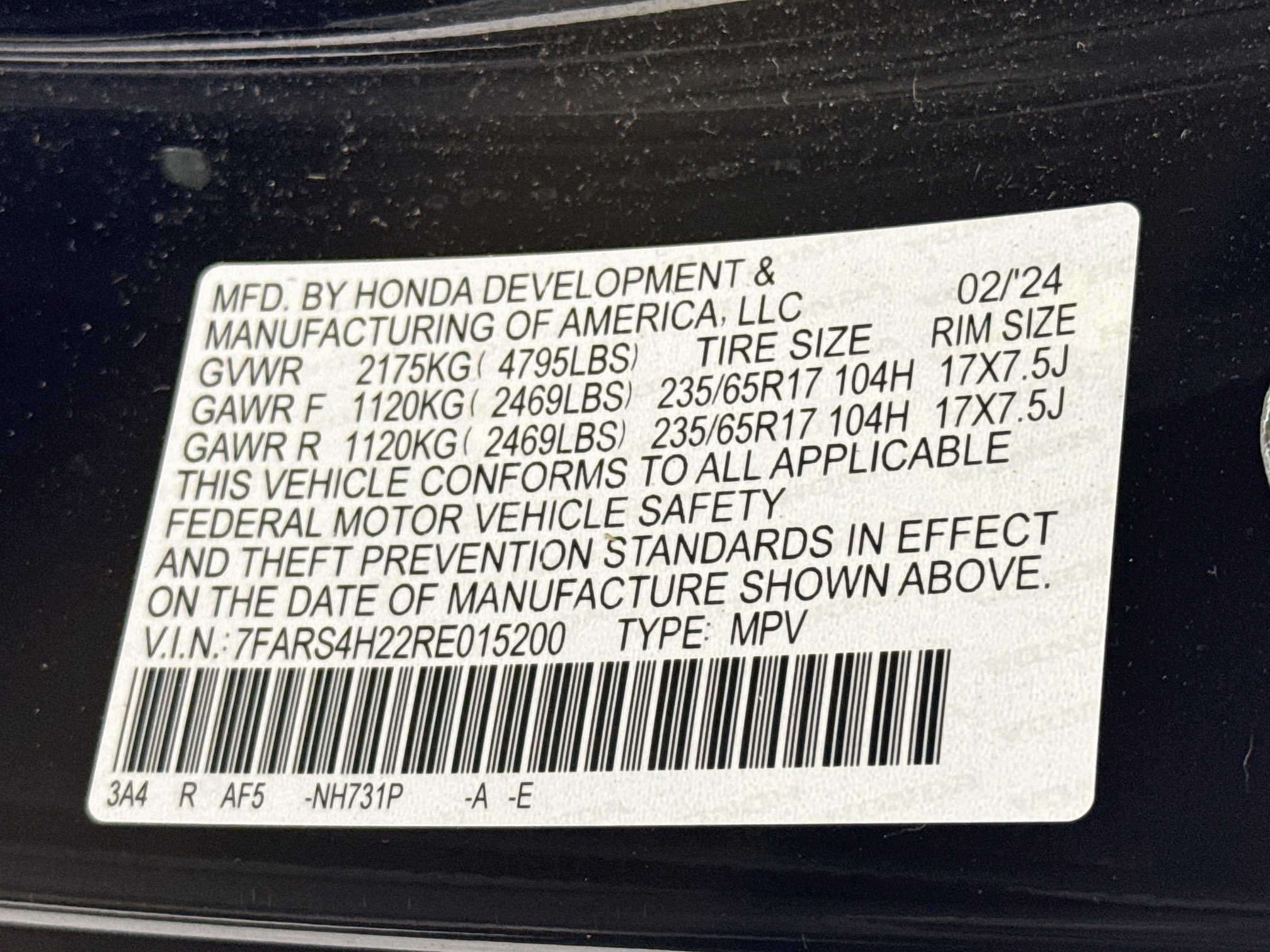 Certified 2024 Honda CR-V LX image 29