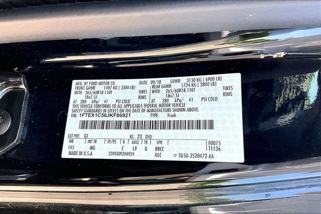 Used 2018 Ford F150 XLT w/ Equipment Group 301A Mid RWD image 17