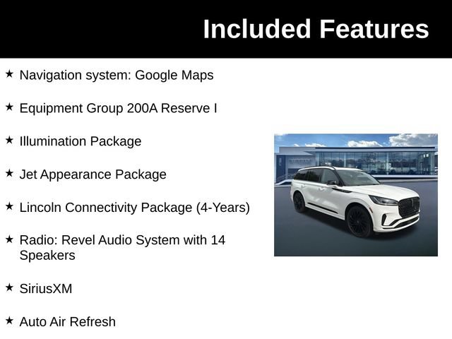New 2026 Lincoln Aviator Reserve w/ Jet Appearance Package AWD/4WD image 6