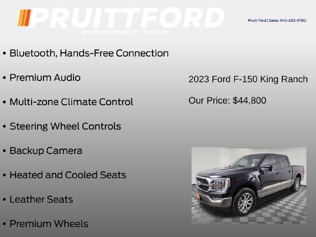 Used 2023 Ford F150 King Ranch w/ Equipment Group 601A High AWD/4WD image 19
