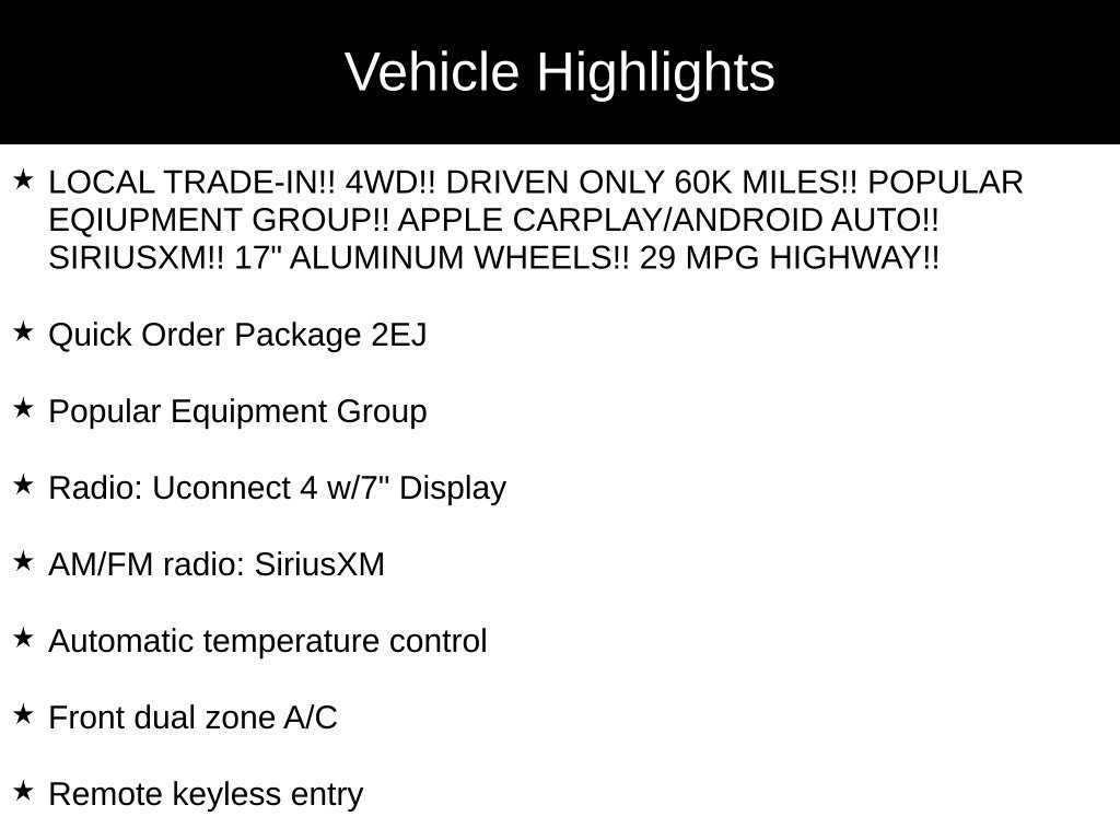 Used 2018 Jeep Renegade Latitude w/ Popular Equipment Group AWD/4WD image 35