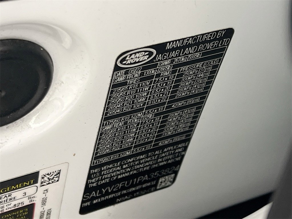 Used 2023 Land Rover Range Rover Velar HST image 33