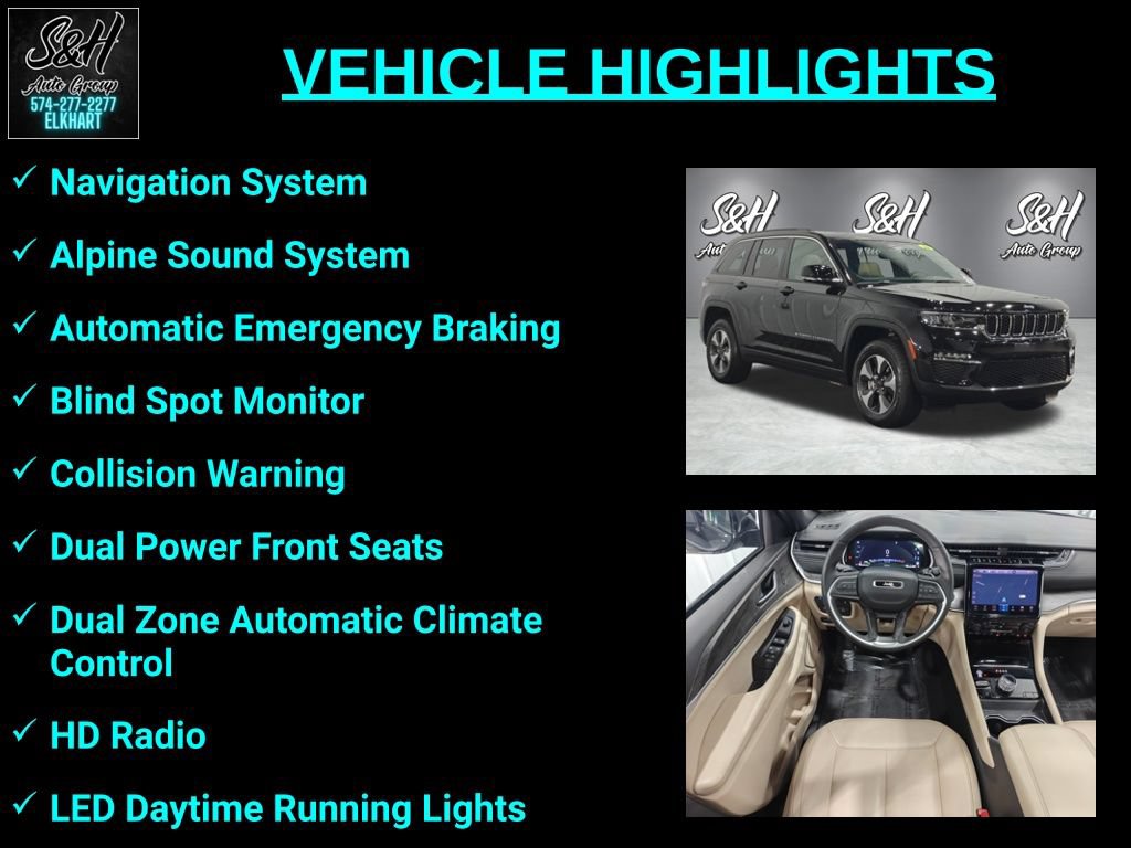 Used 2024 Jeep Grand Cherokee Limited 4xe AWD/4WD image 3