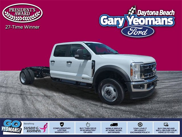 New 2025 Ford F550 4x4 Crew Cab Super Duty w/ XL Chrome Package