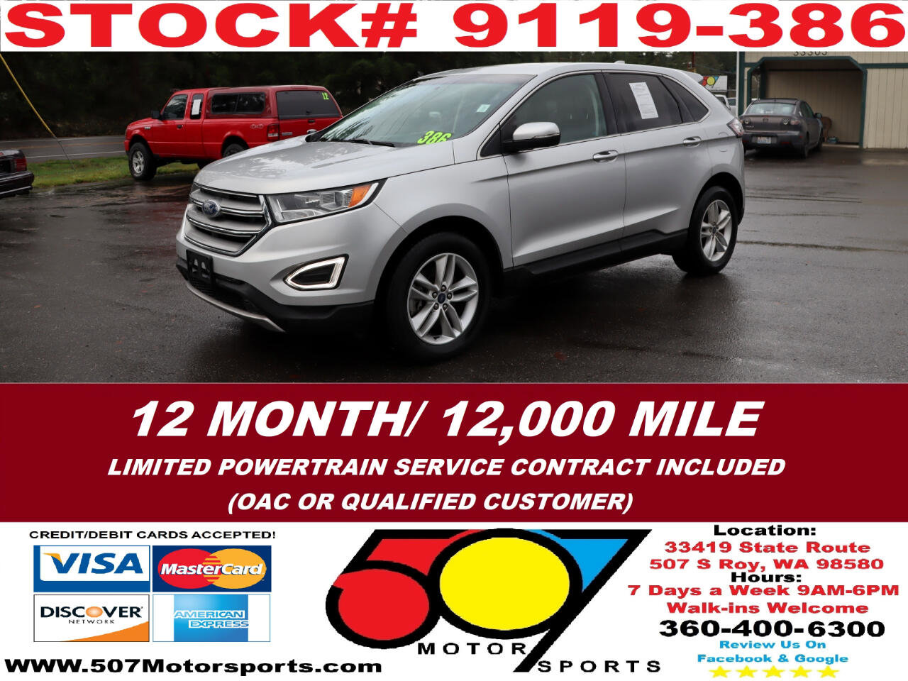 Used 2016 Ford Edge SEL w/ Equipment Group 201A