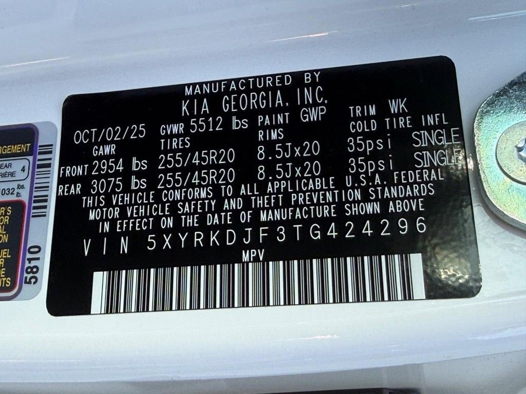 New 2026 Kia Sorento SX Prestige image 26