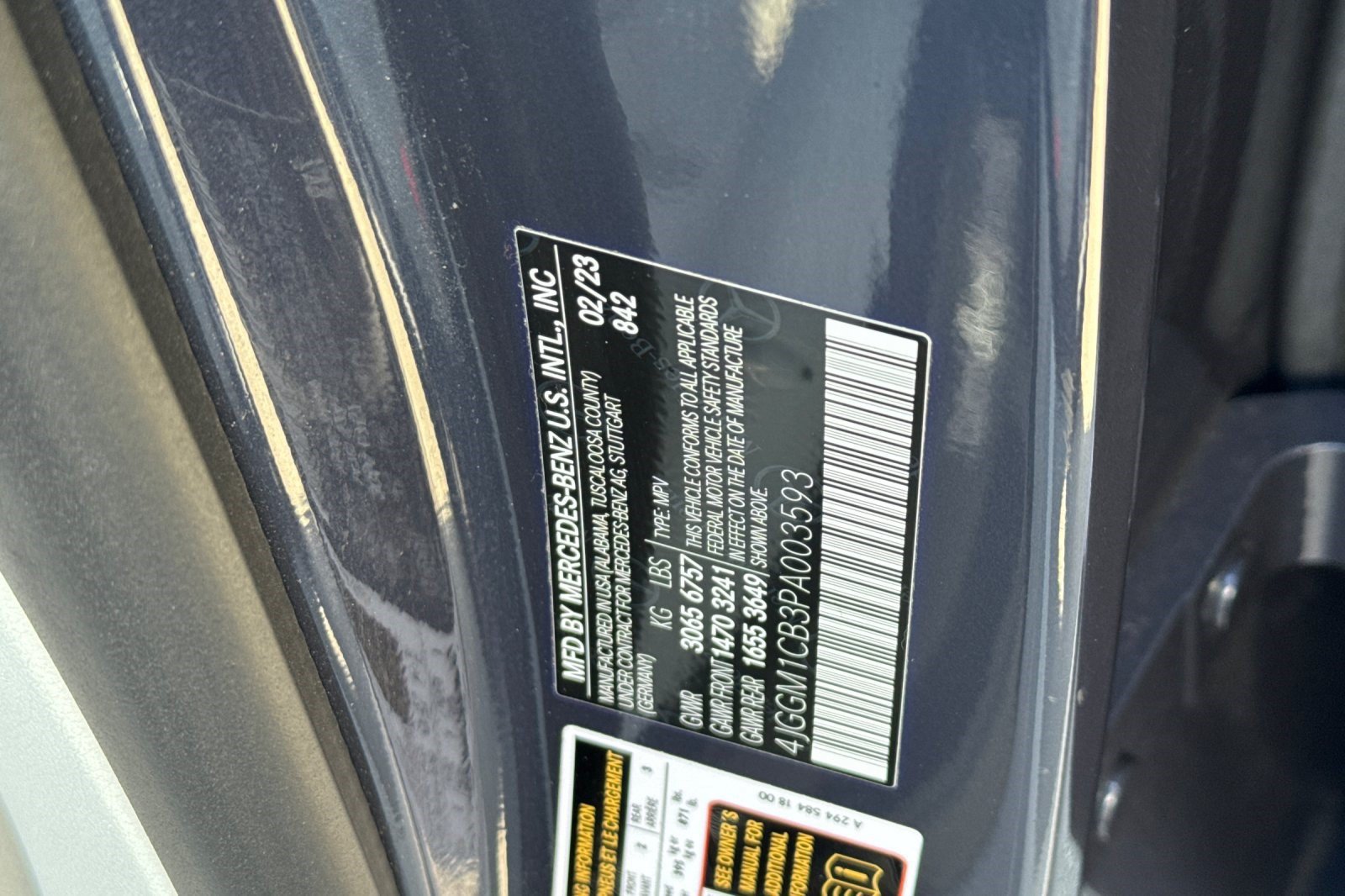 Certified 2023 Mercedes-Benz EQE 350+ 4MATIC SUV image 27