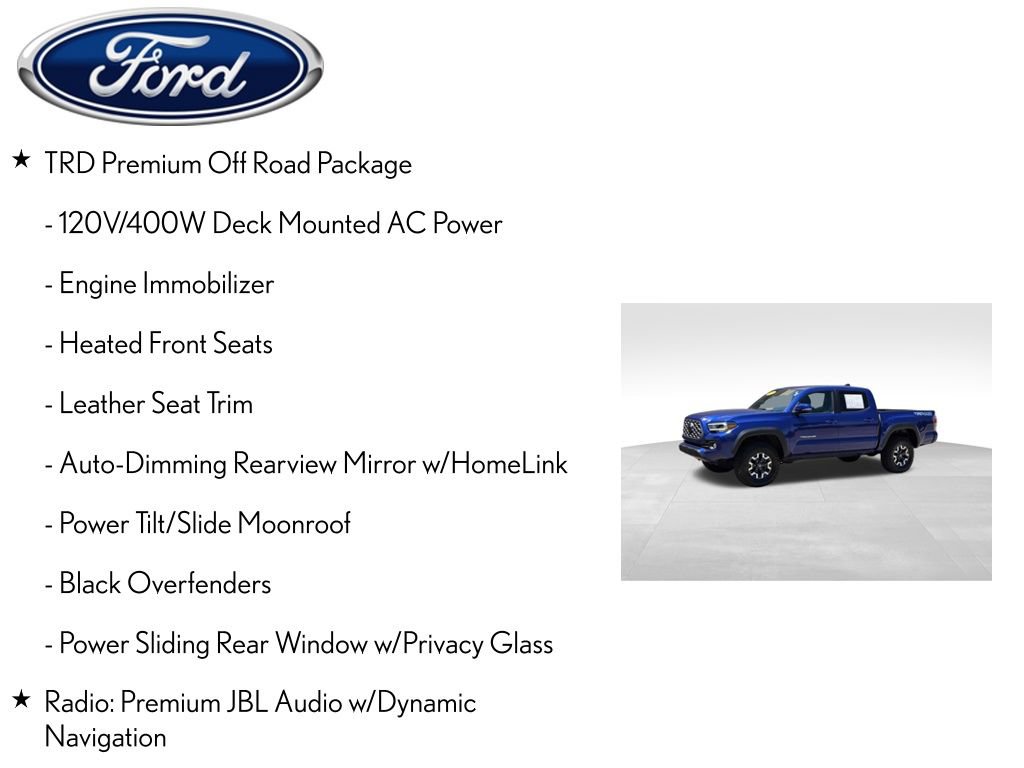 Used 2023 Toyota Tacoma TRD Off-Road w/ TRD Premium Off Road Package AWD/4WD image 4