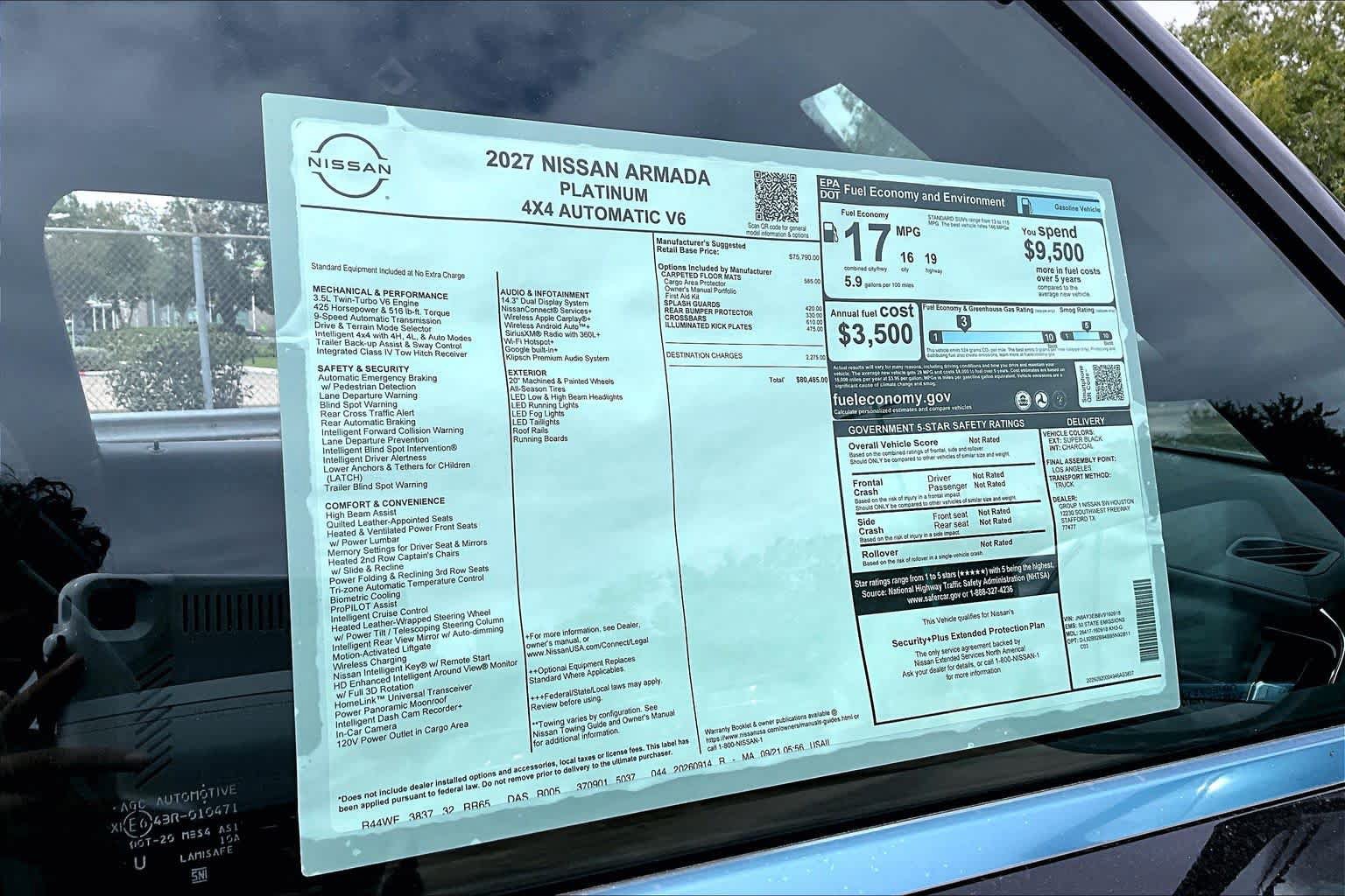 New 2027 Nissan Armada Platinum AWD/4WD image 20