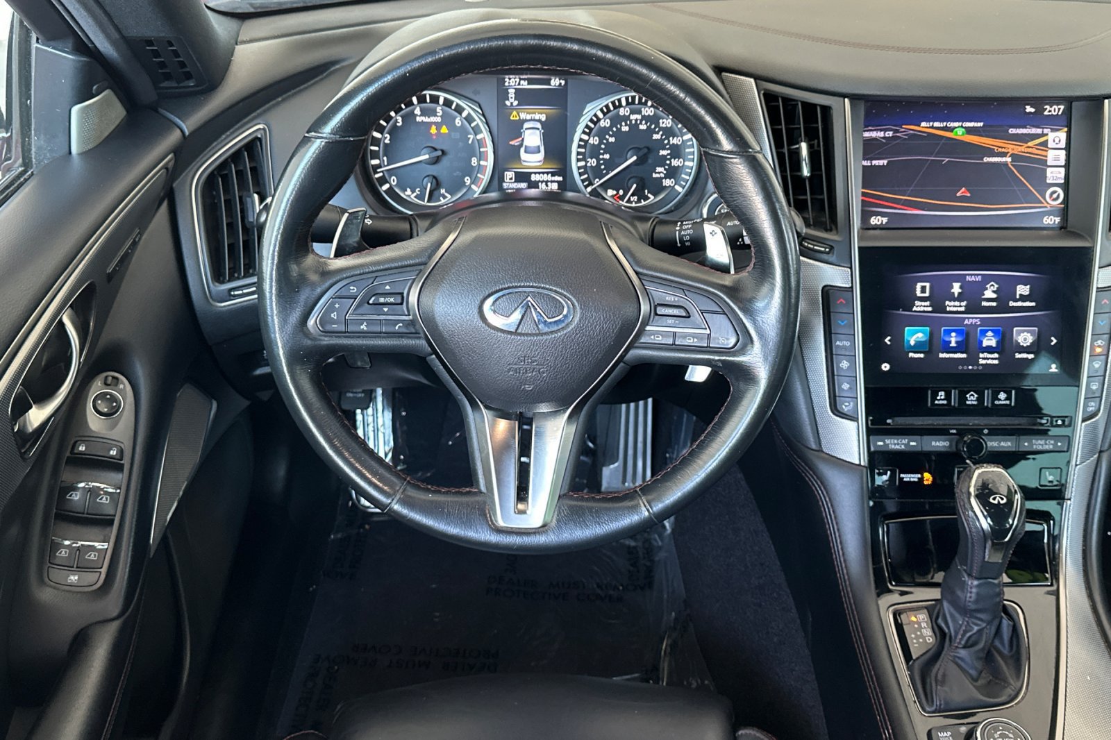 Used 2019 INFINITI Q50 Red Sport 400 w/ Sensory Package RWD image 15