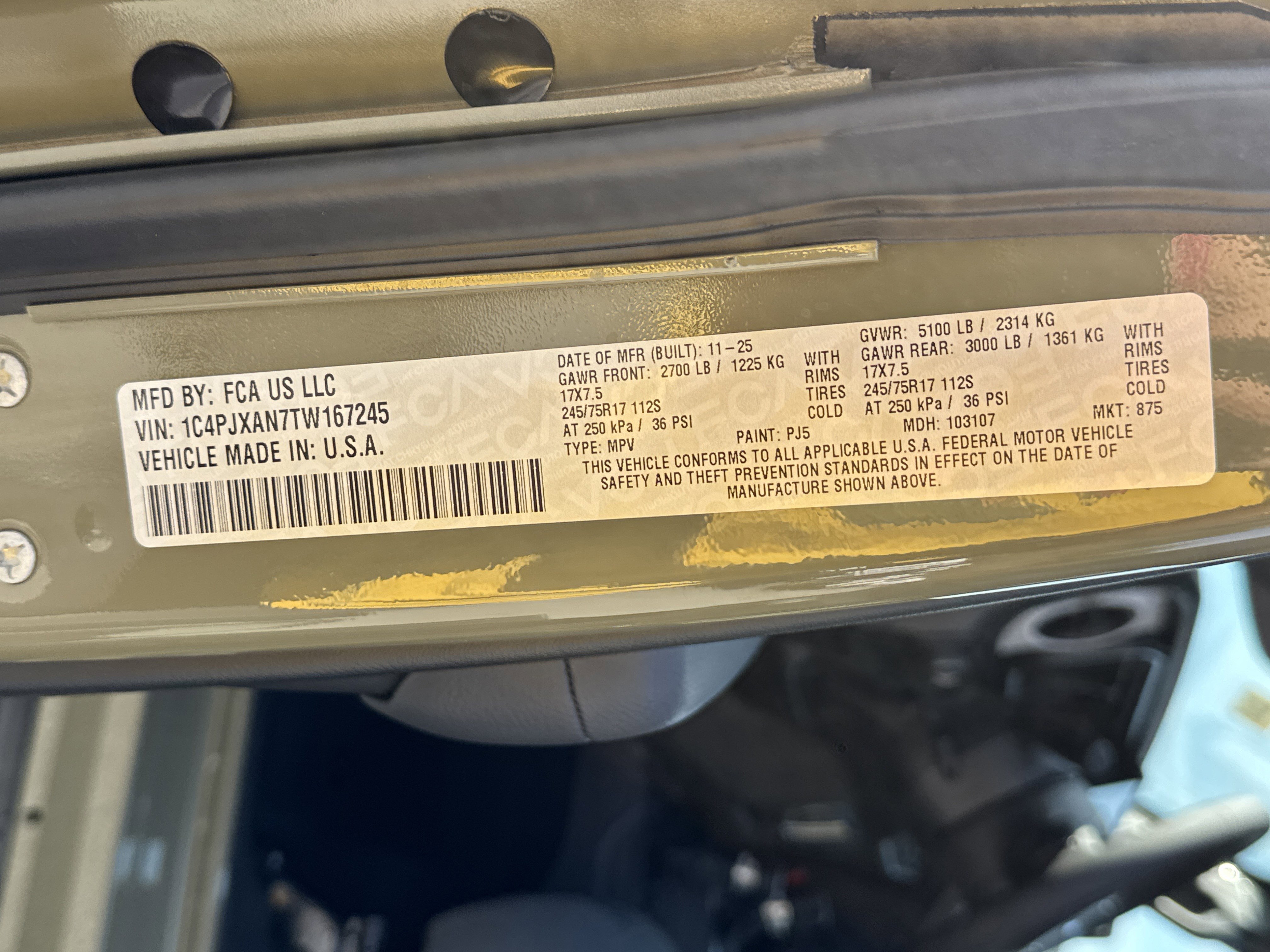 New 2026 Jeep Wrangler Sport S AWD/4WD image 36