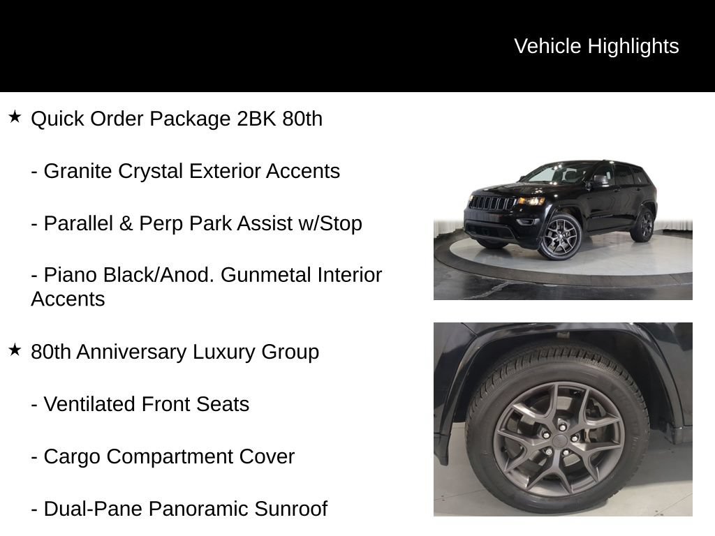 Used 2021 Jeep Grand Cherokee Limited w/ Quick Order Package 28K 80th AWD/4WD image 25