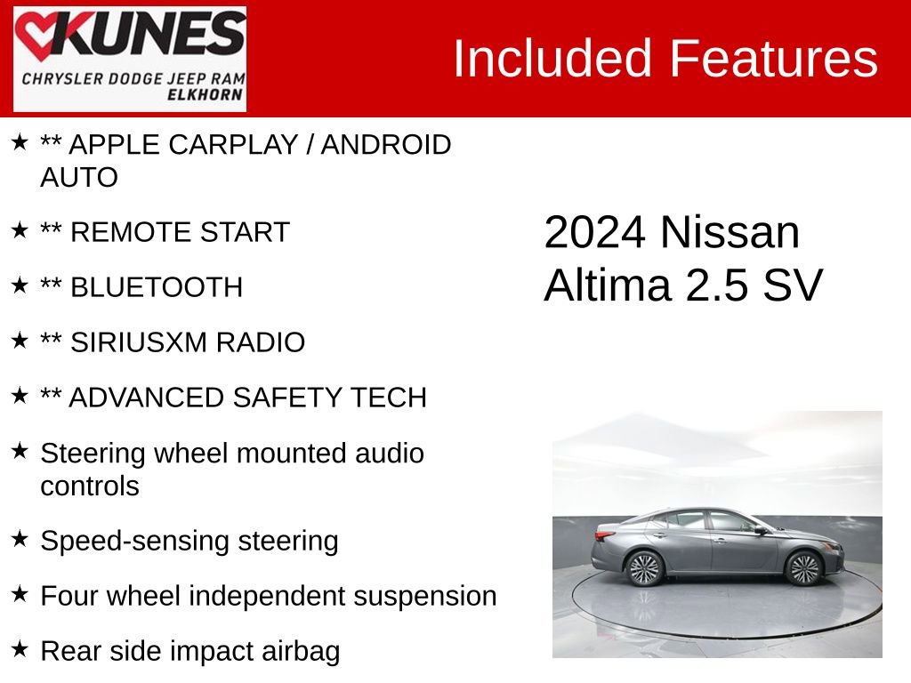 Used 2024 Nissan Altima 2.5 SV image 2