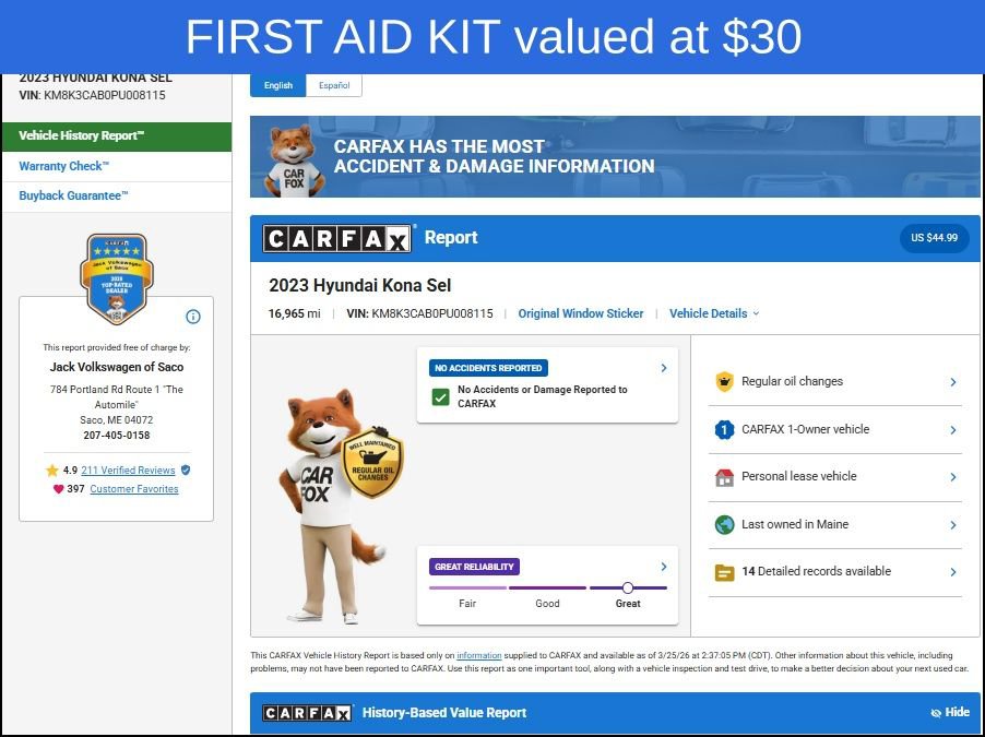 Used 2023 Hyundai Kona SEL w/ Convenience Package image 12