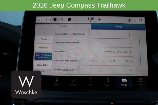 New 2026 Jeep Compass Trailhawk w/ Sun, Sound & Navigation Group image 52