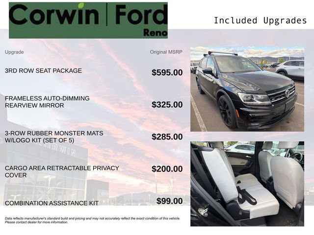 Used 2020 Volkswagen Tiguan SE R-Line w/ 3rd Row Seat Package AWD/4WD image 3
