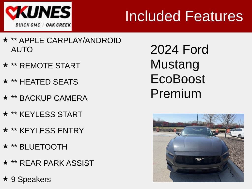 Used 2024 Ford Mustang Premium image 2