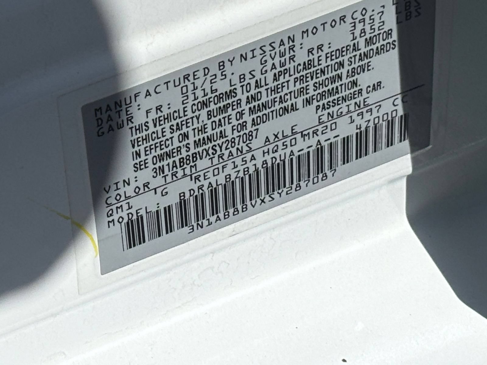 Used 2025 Nissan Sentra S FWD image 29