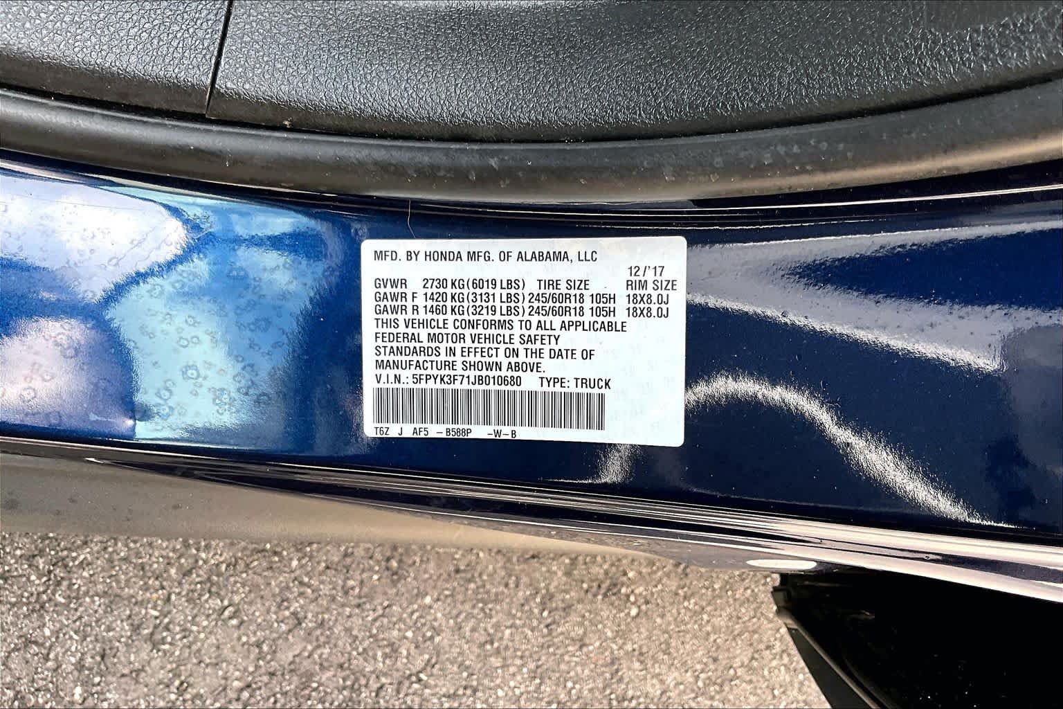 Used 2018 Honda Ridgeline RTL-E image 34