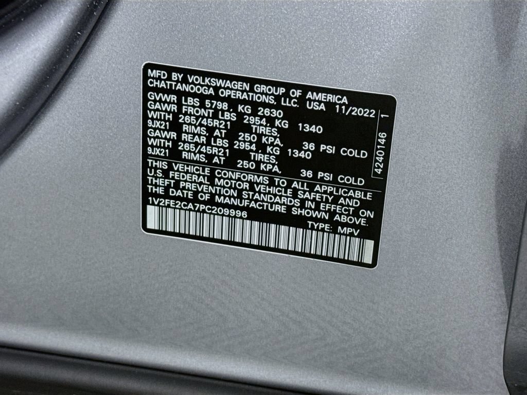 Used 2023 Volkswagen Atlas Cross Sport SEL Premium R-Line AWD/4WD image 32