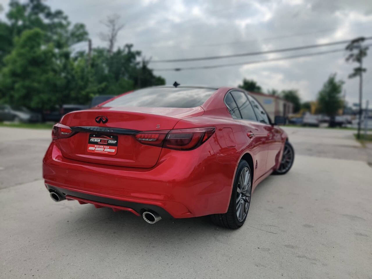 Used 2020 INFINITI Q50 Red Sport 400 w/ Proactive Package AWD/4WD image 4