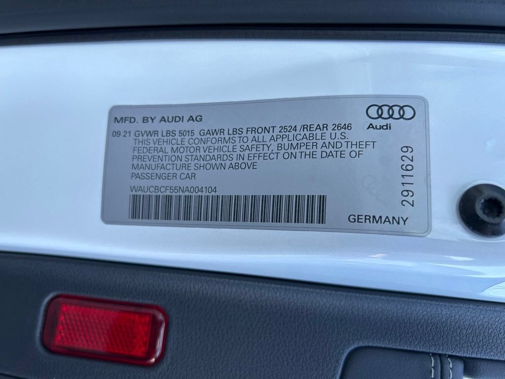 Used 2022 Audi A5 2.0T Premium Plus AWD/4WD image 61