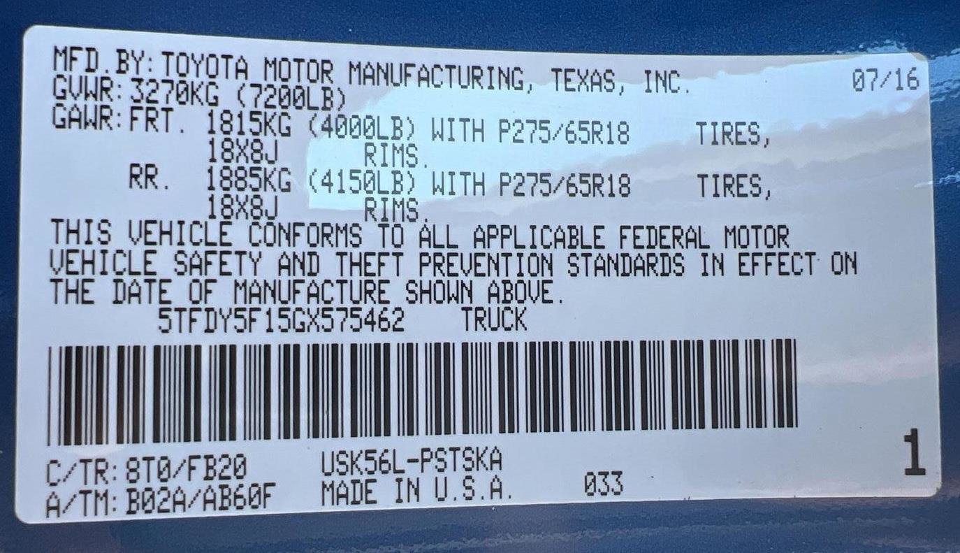 Used 2016 Toyota Tundra TRD Pro image 26