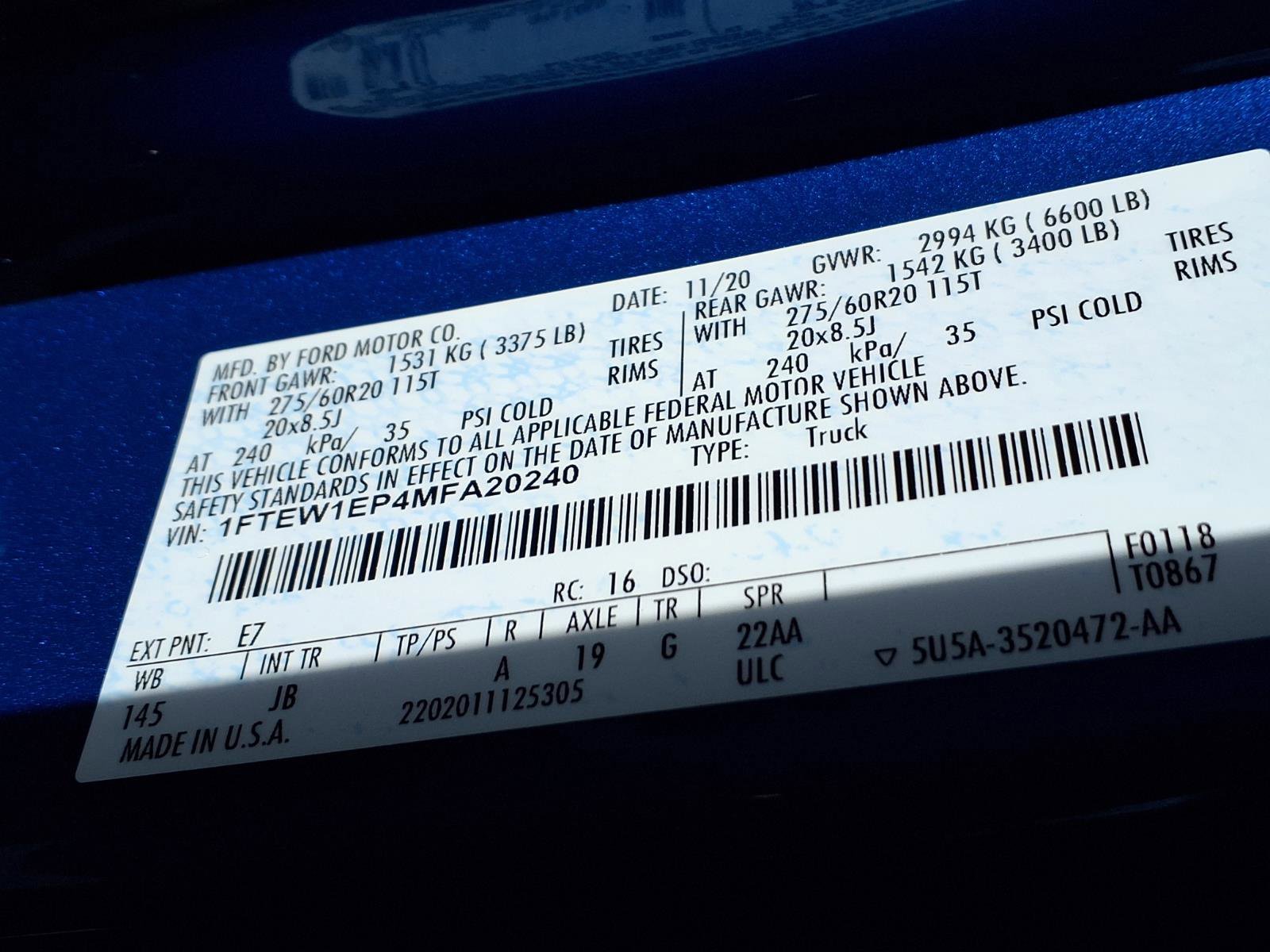 Used 2021 Ford F150 XL w/ STX Appearance Package image 25