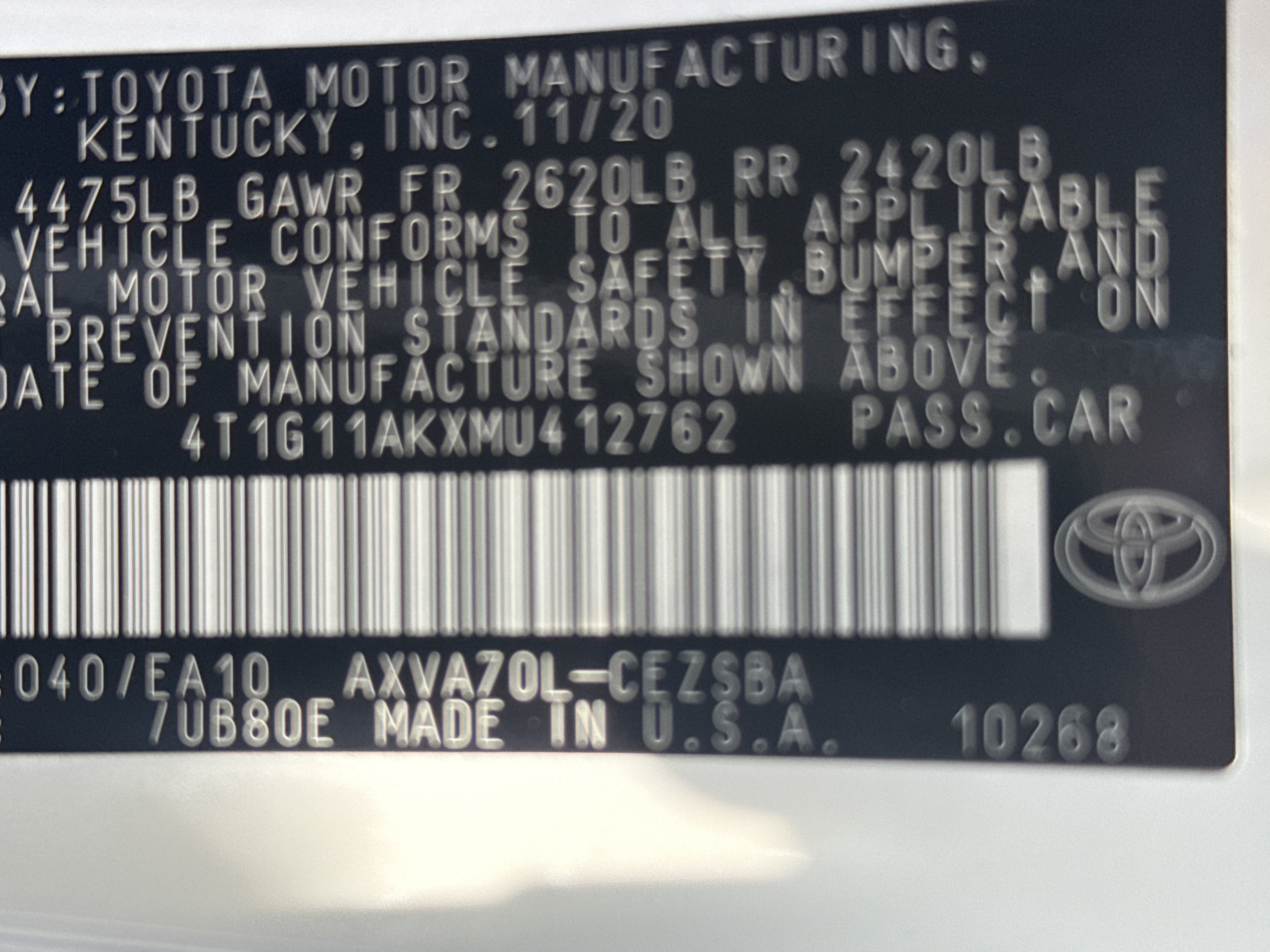 Used 2021 Toyota Camry SE FWD image 19