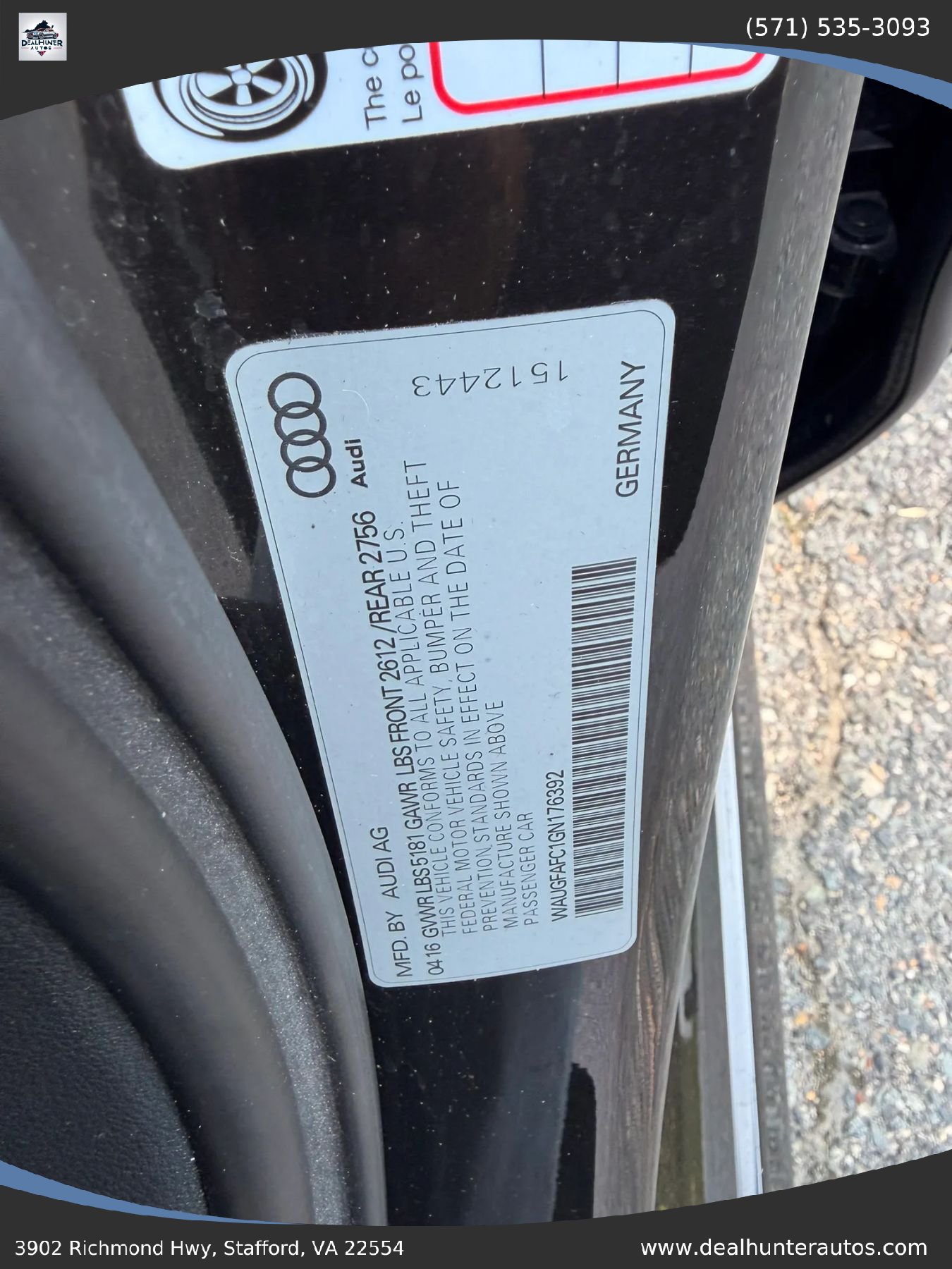 Used 2016 Audi A6 2.0T Premium Plus w/ Premium Plus Package AWD/4WD image 39