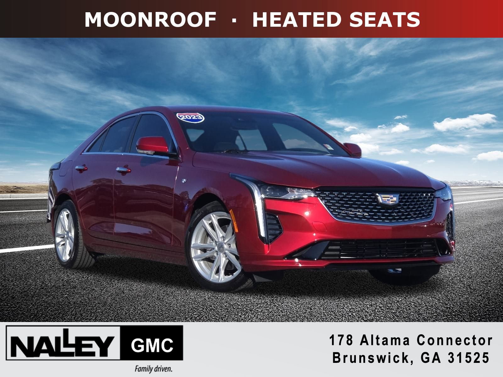 Used 2023 Cadillac CT4 Luxury w/ Sun And Sound Package image 1