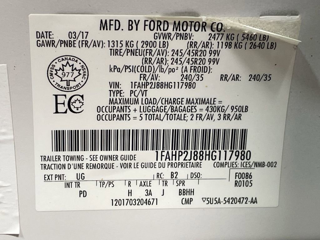 Used 2017 Ford Taurus Limited image 34