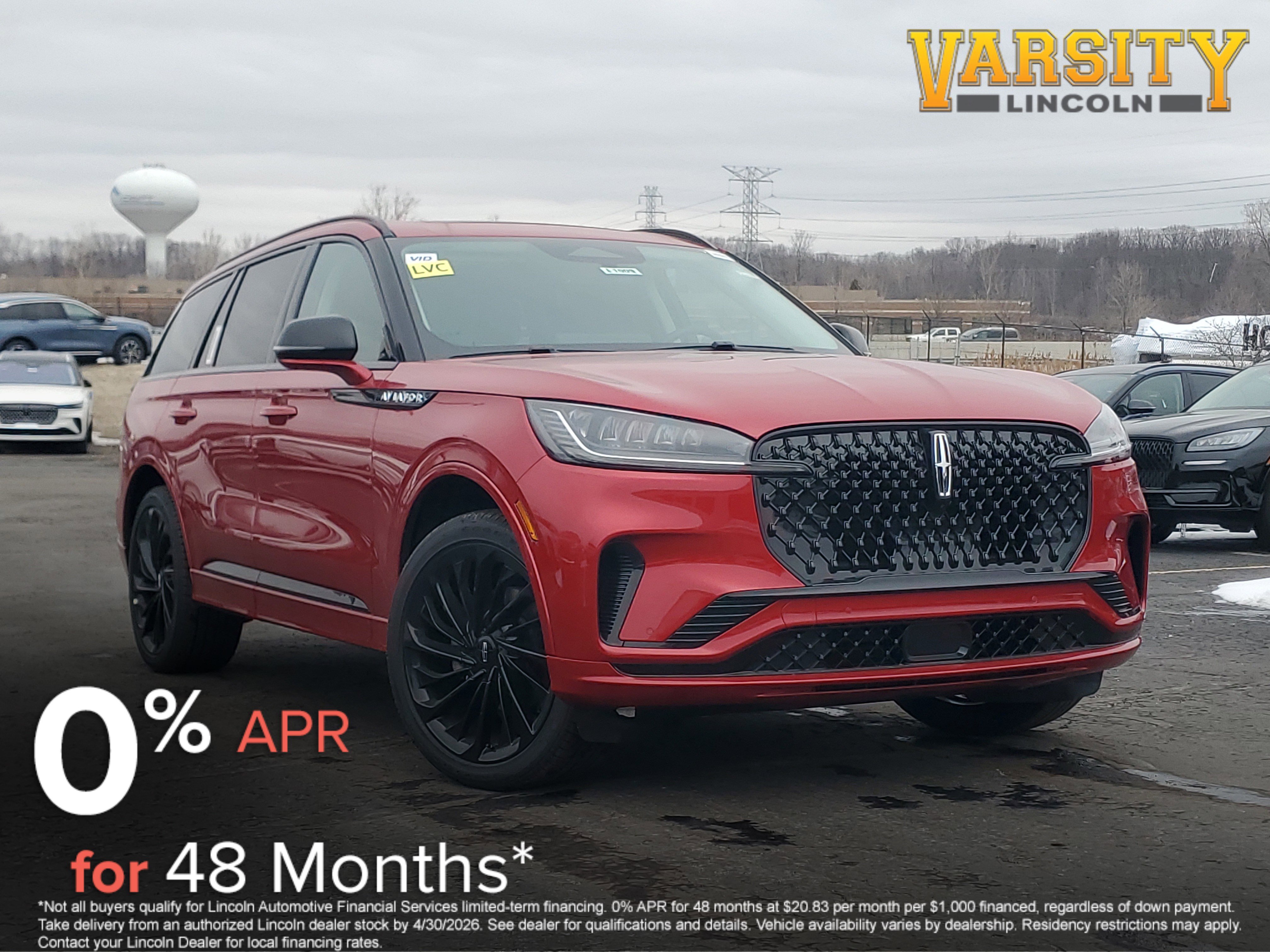 New 2026 Lincoln Aviator Reserve w/ Jet Appearance Package image 1