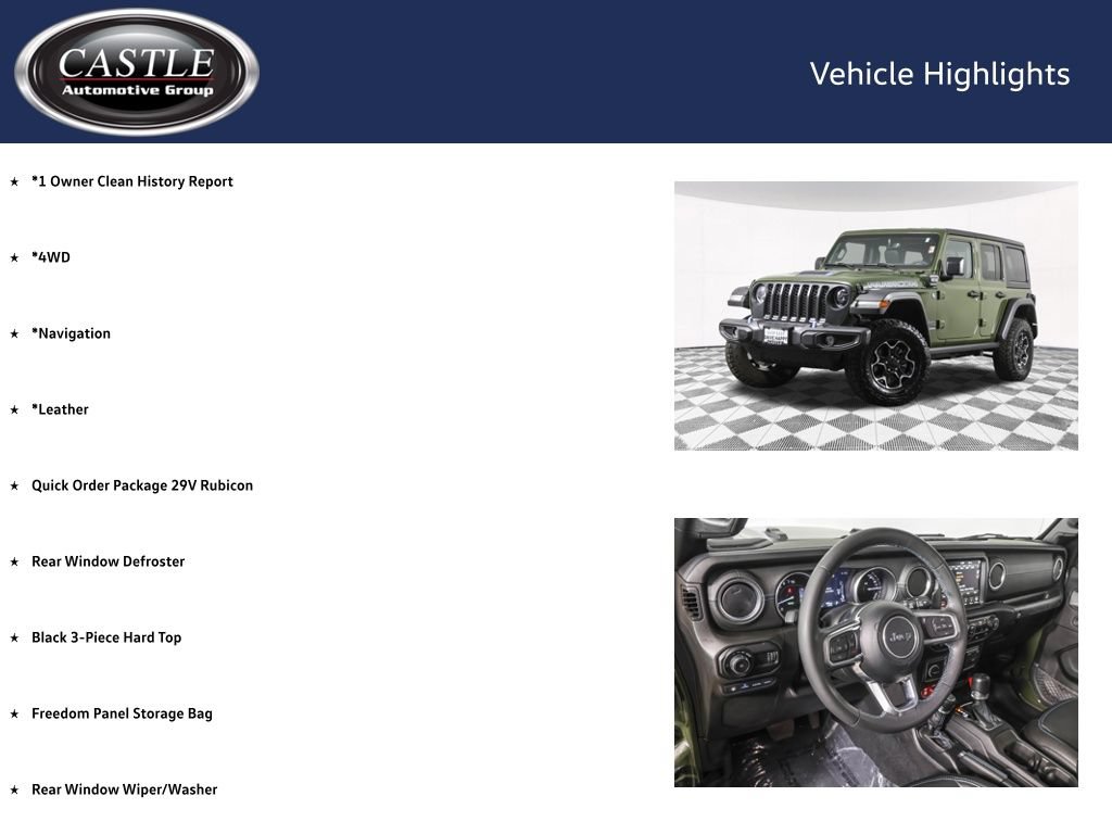 Used 2023 Jeep Wrangler Unlimited Rubicon 4xe AWD/4WD image 4