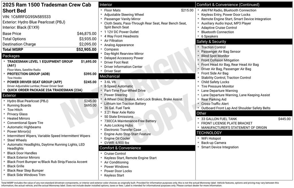 Used 2025 RAM 1500 Tradesman image 12