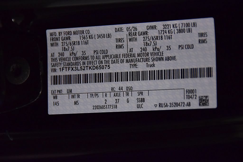 New 2026 Ford F150 XLT w/ Equipment Group 301A Standard AWD/4WD image 15